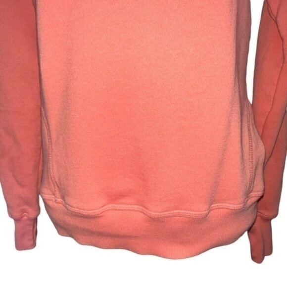 Iceburg Sweatshirt Womens S Coral Cotton Blend Fleece Long Sleeve Pullover - Picture 7 of 14
